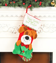 Cargar imagen en el visor de la galería, Pack 2 Botas Navidad Aplicación de Perrito y Gatito
