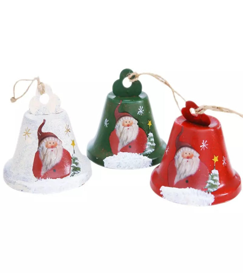 Pack de 3 Campanas de Navidad de Hierro