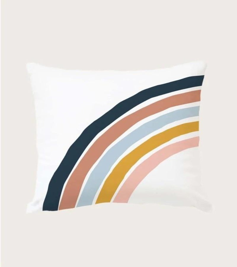 Cojín Estampado Arcoiris