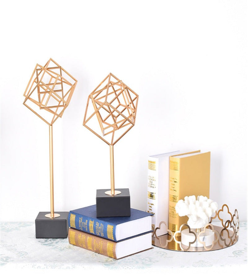 Escultura Geométrica Moderna 50cm