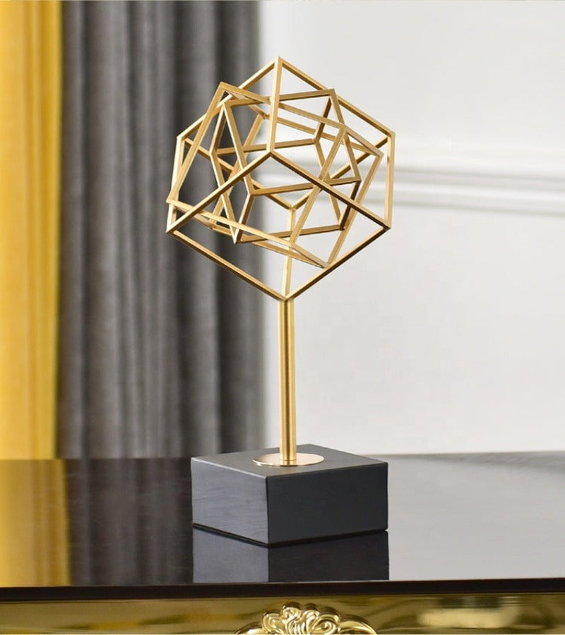 Escultura Geométrica Moderna 58cm