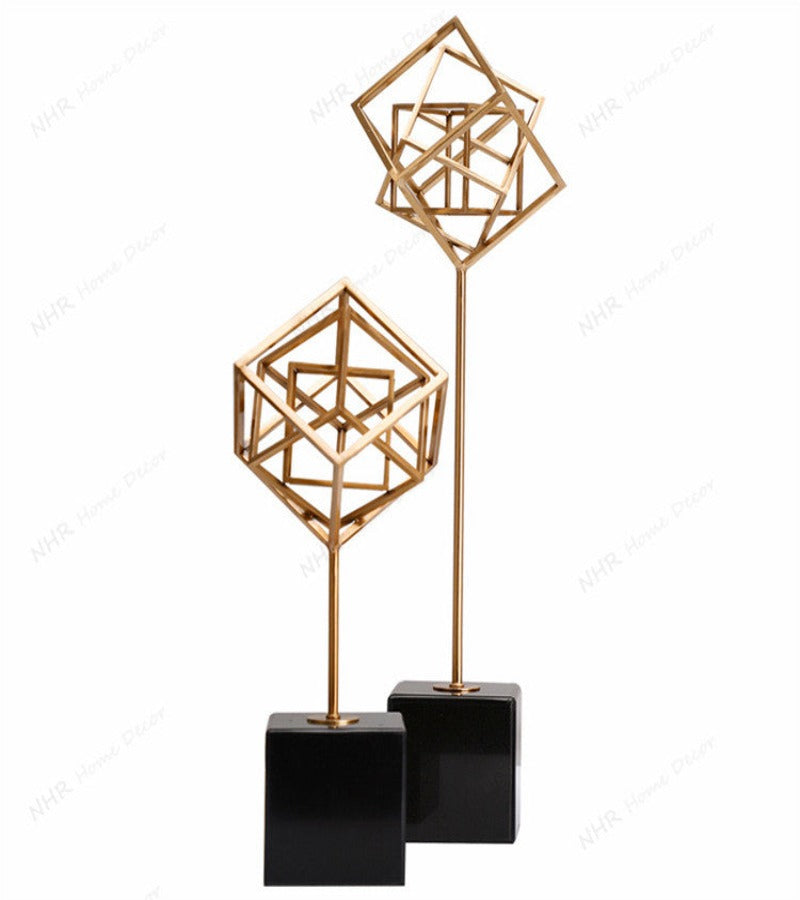 Escultura Geométrica Moderna 50cm